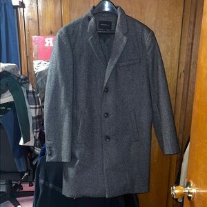 Banana Republic Charcoal Men's Trench Coat